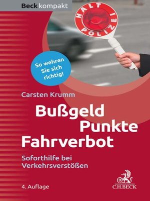 cover image of Bußgeld, Punkte, Fahrverbot